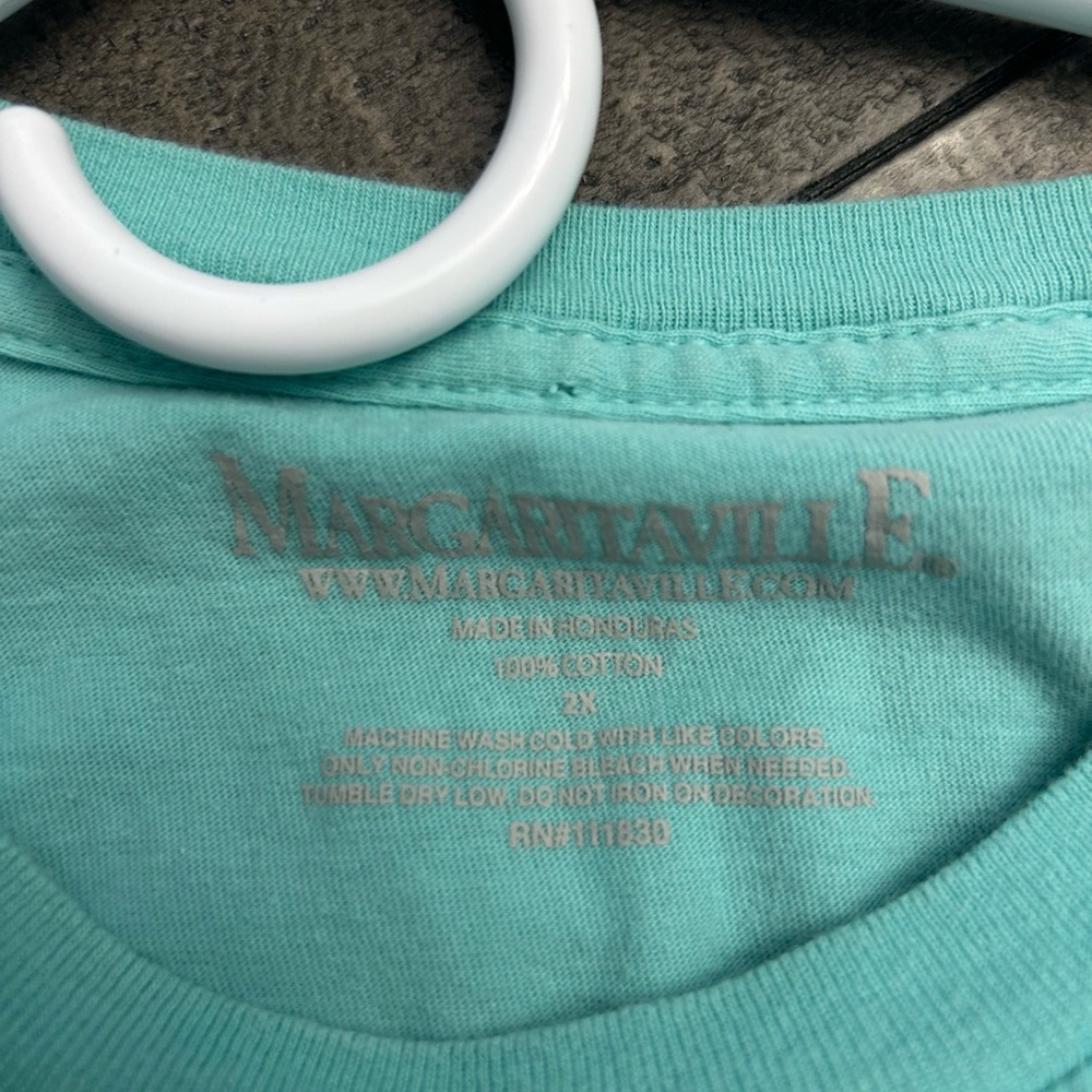 Margaritaville Aqua Short Sleeve Tee - Picture 4 of 4